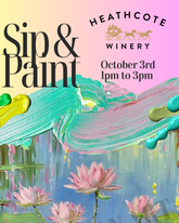 Sip & Paint October 3rd 2026 - Single Ticket